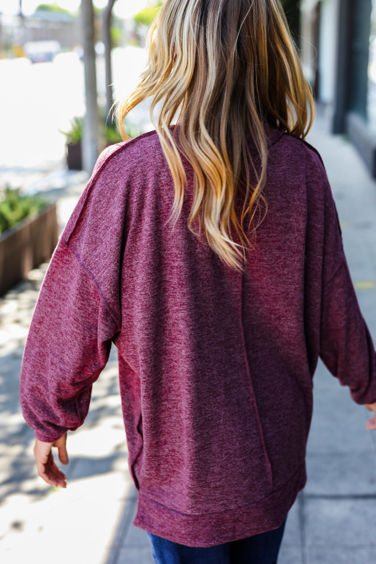 Weekend Ready Mélange Sweater