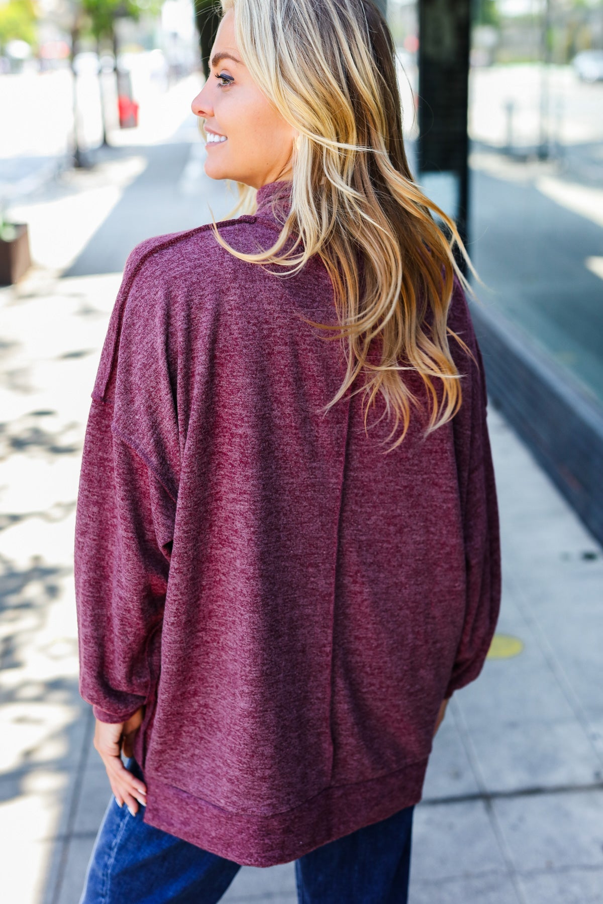 Weekend Ready Mélange Sweater