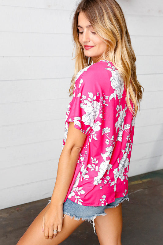 Floral Dolman Top