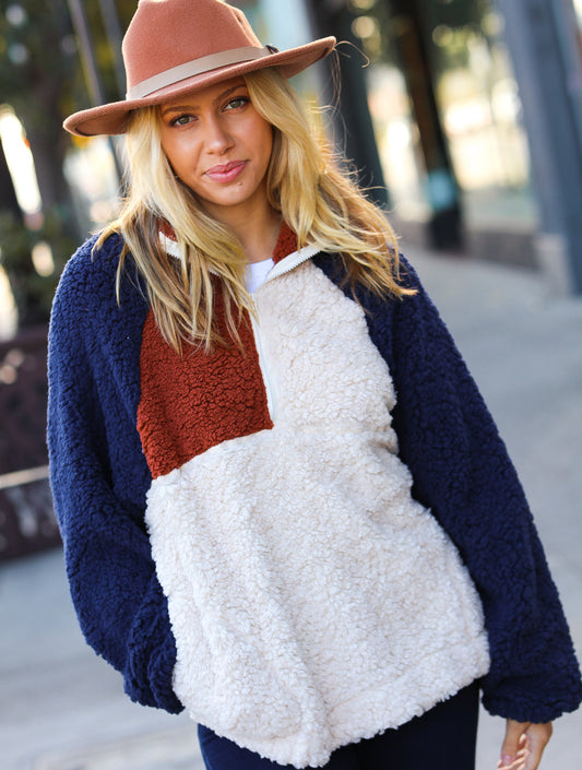 Seize The Day Sherpa Pullover