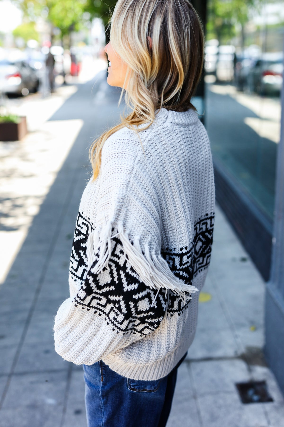 Ready For Anything Aztec Sweater