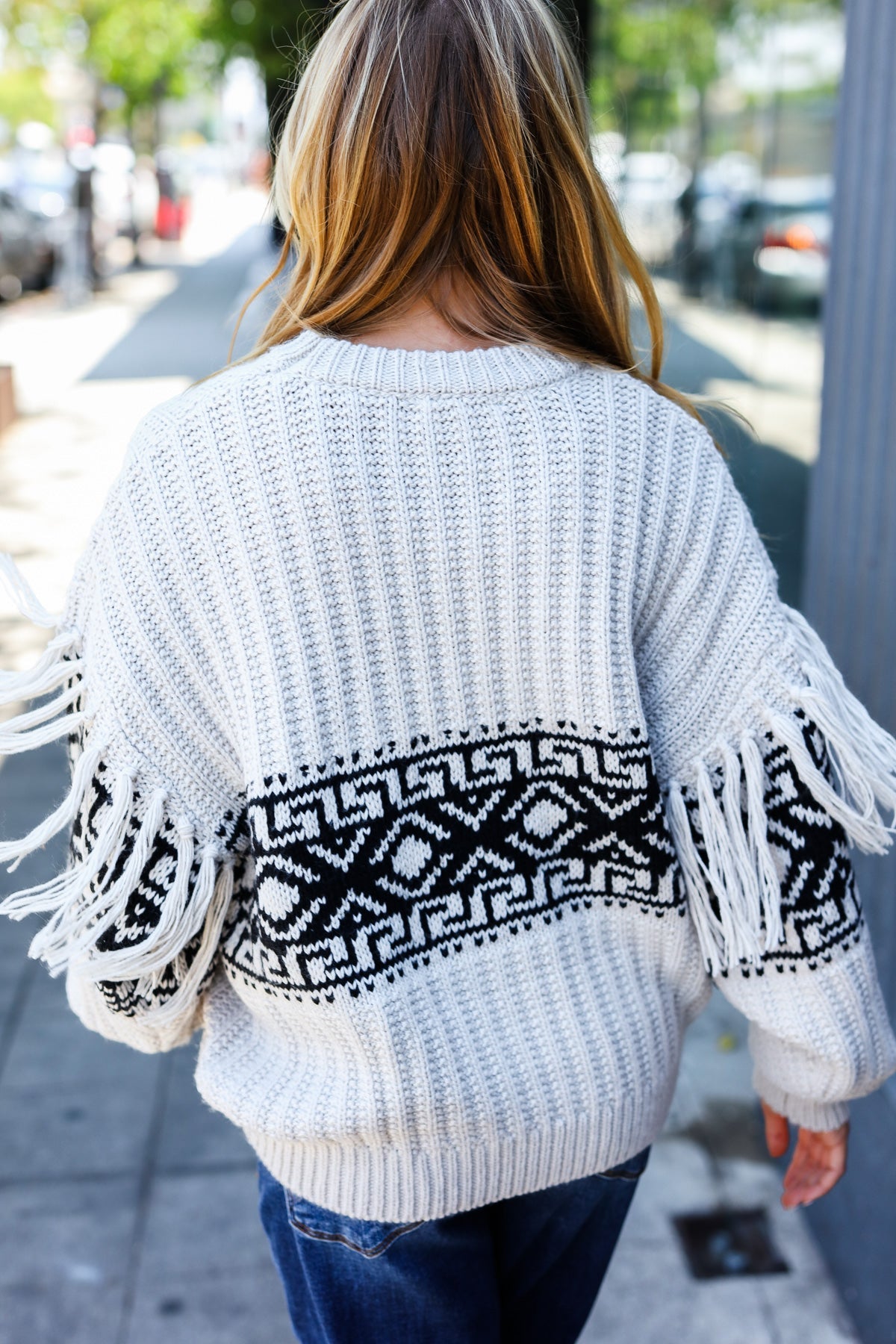 Ready For Anything Aztec Sweater