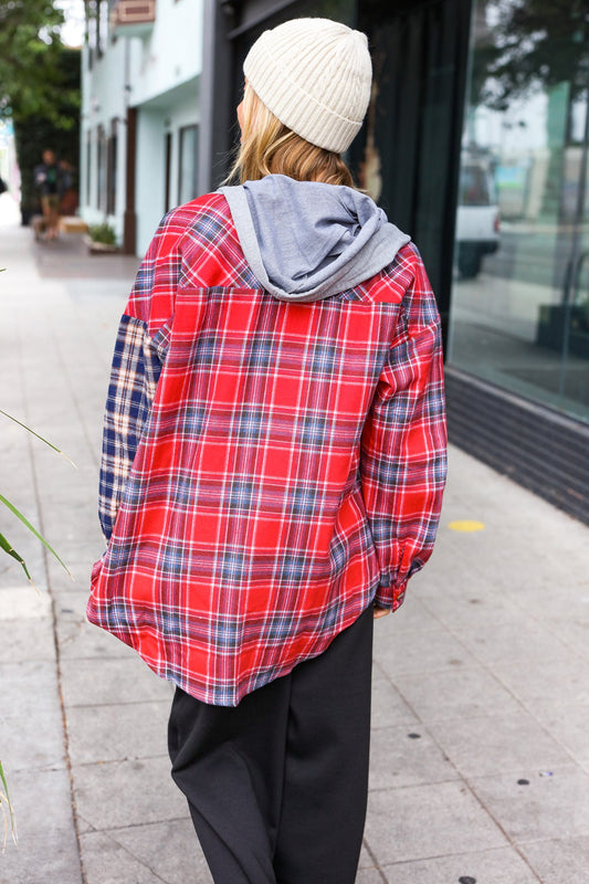 Main Attraction Plaid Hoodie