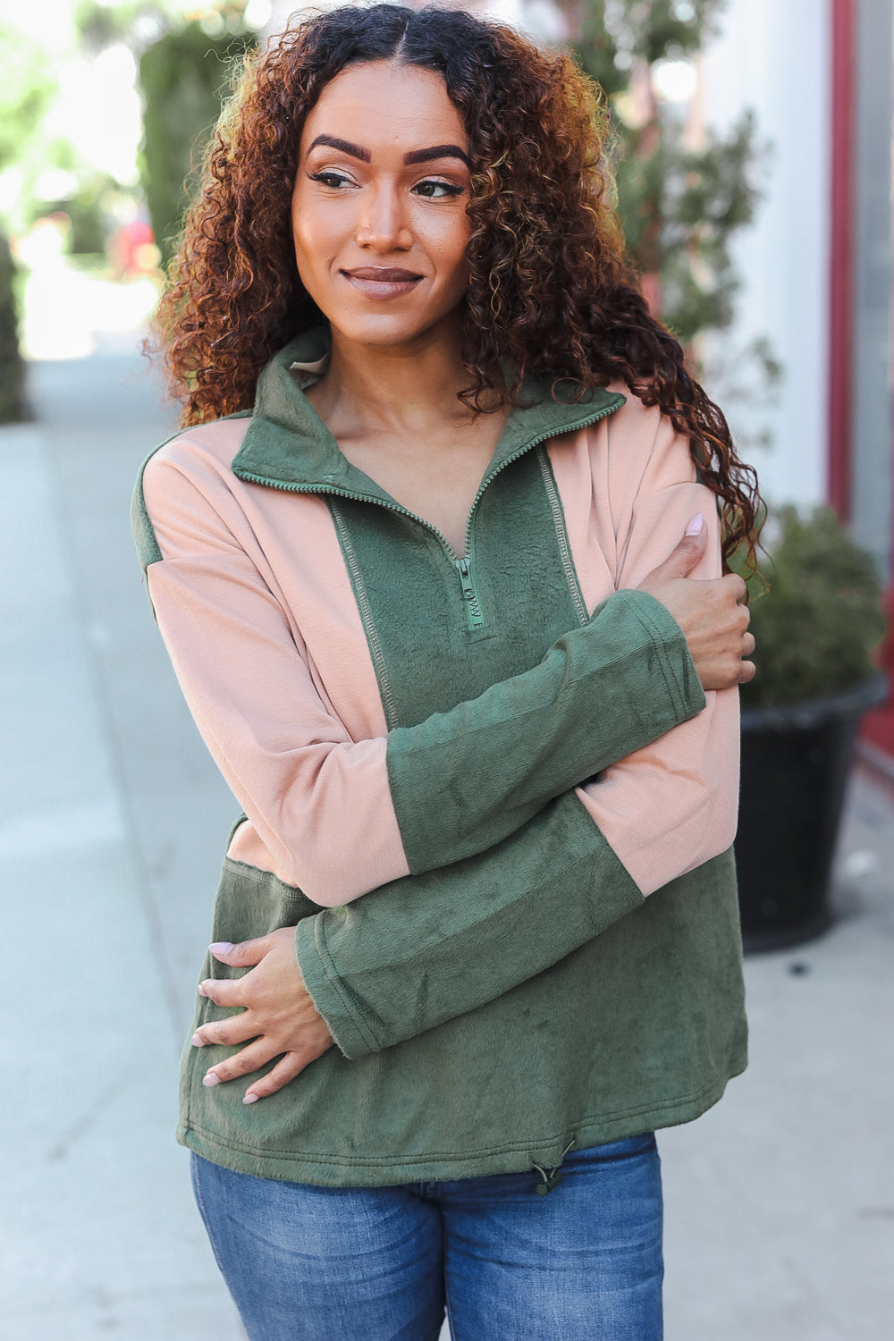 Holiday Vibes Fleece Pullover