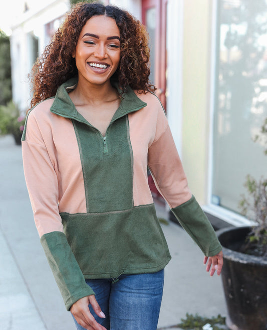Holiday Vibes Fleece Pullover