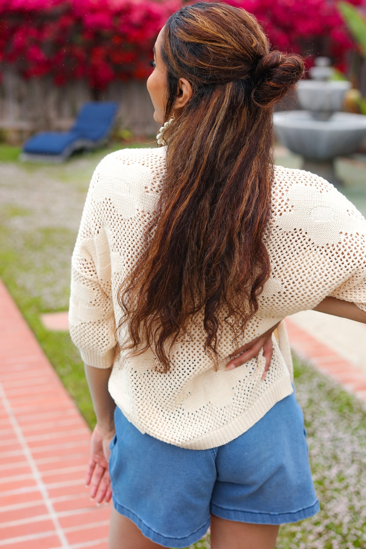 Feel Charming Floral Sweater Top