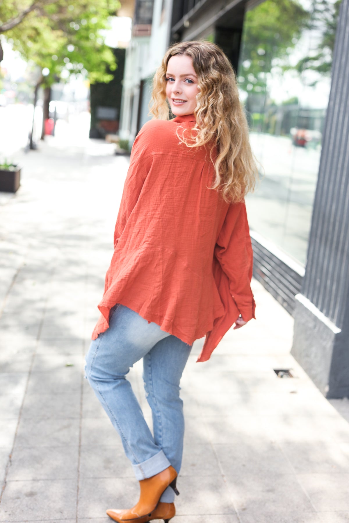 Everyday Sharkbite Tunic Top