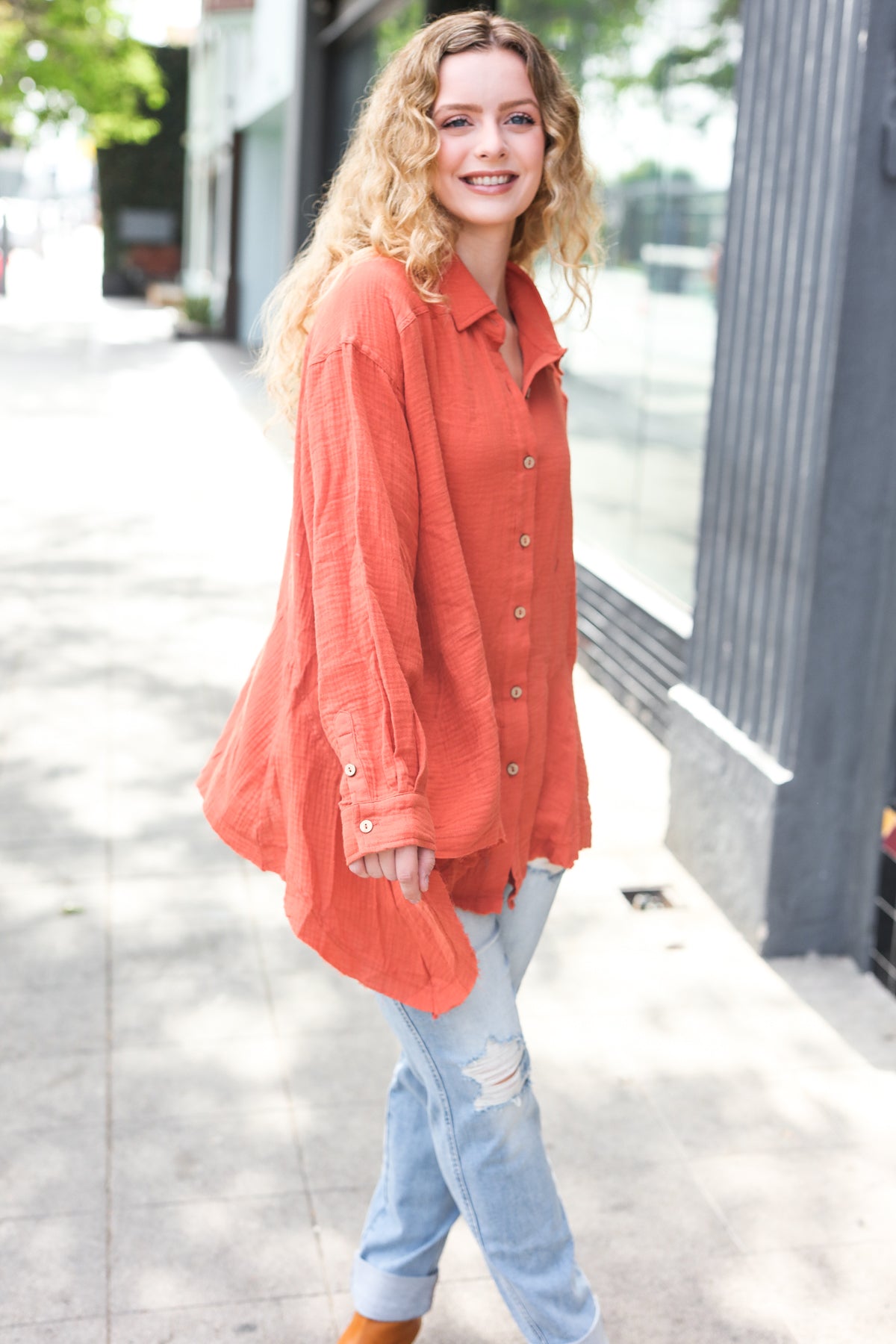 Everyday Sharkbite Tunic Top