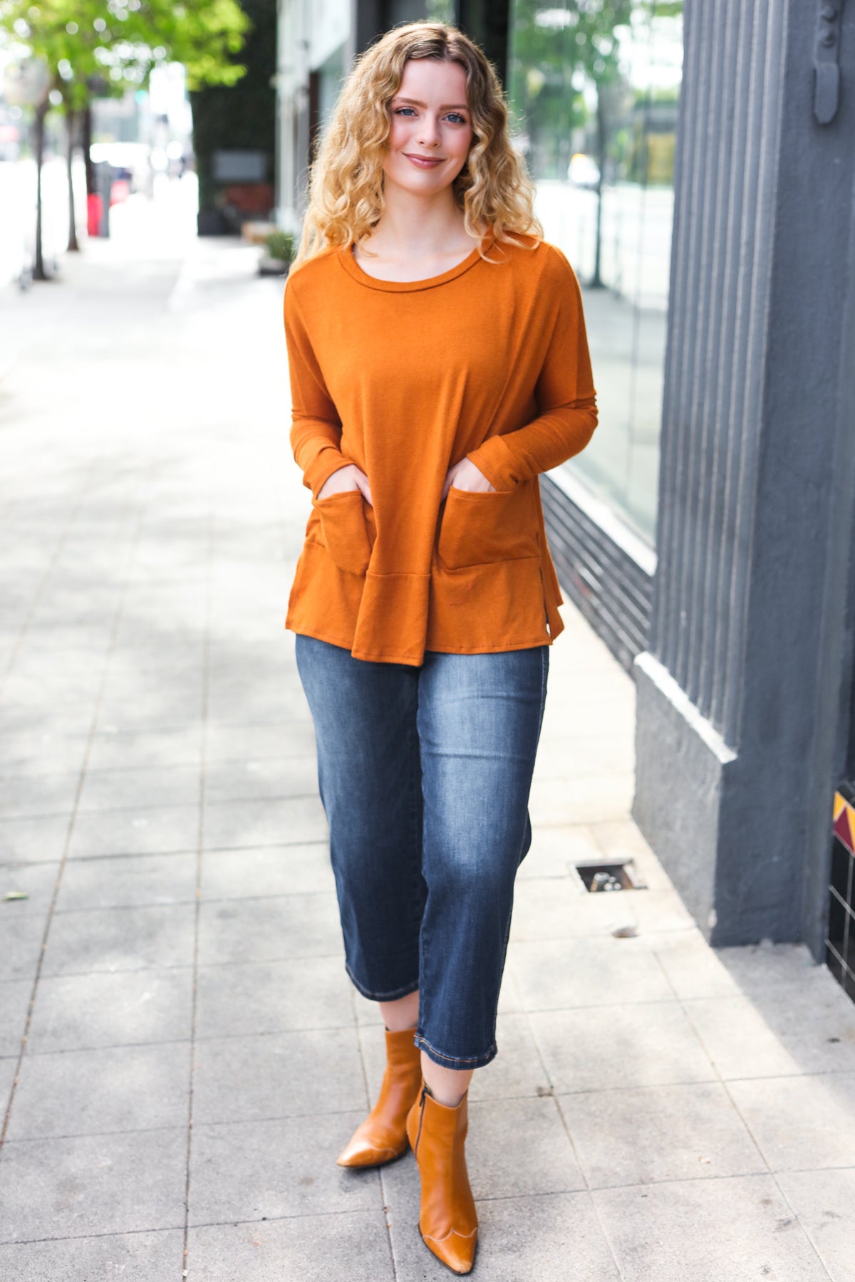 Hacci Dolman Sweater Top