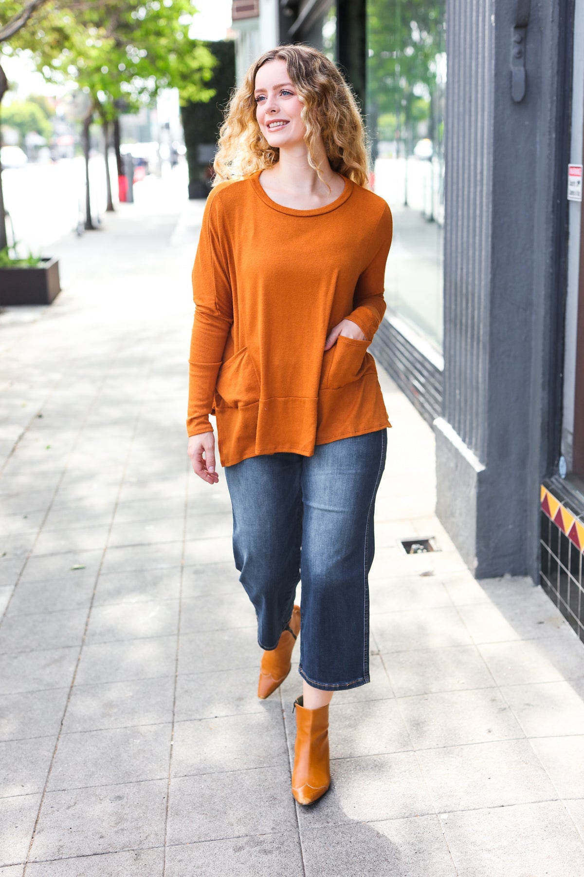 Hacci Dolman Sweater Top