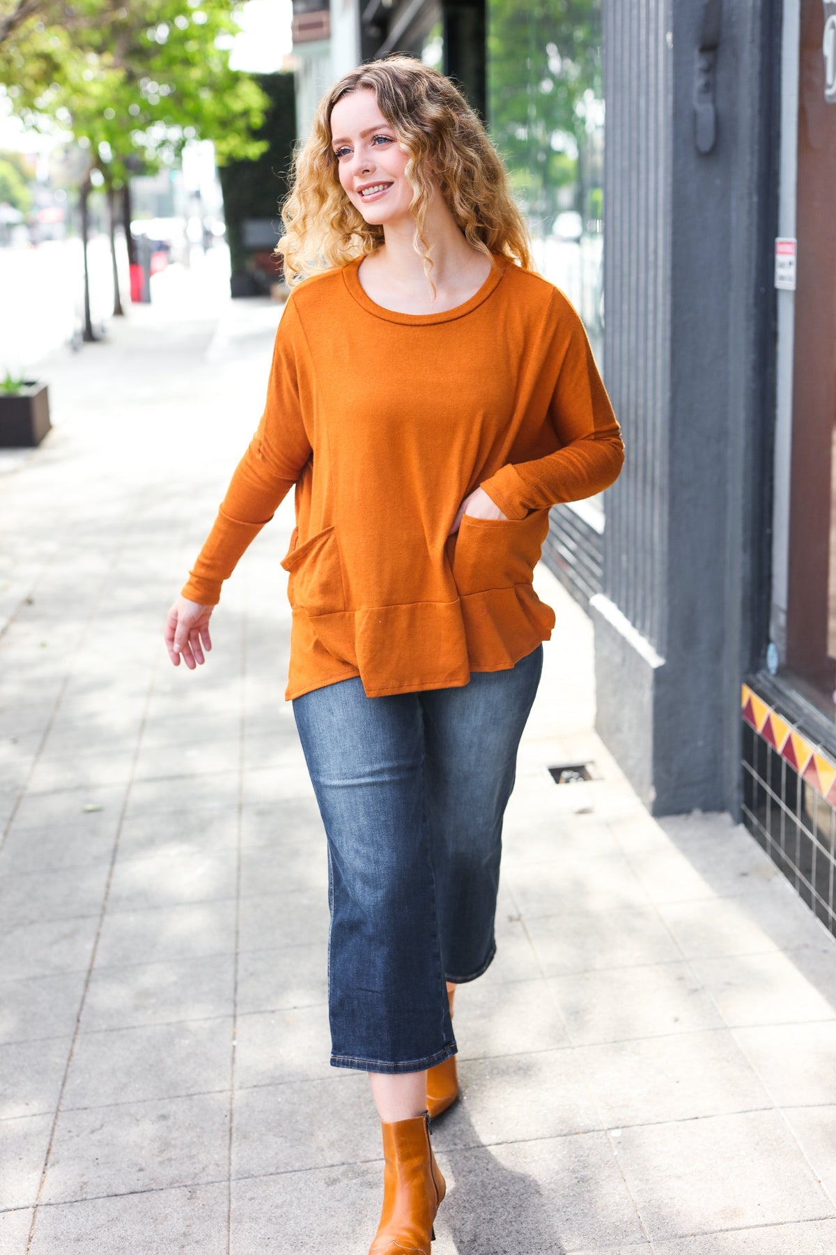 Hacci Dolman Sweater Top