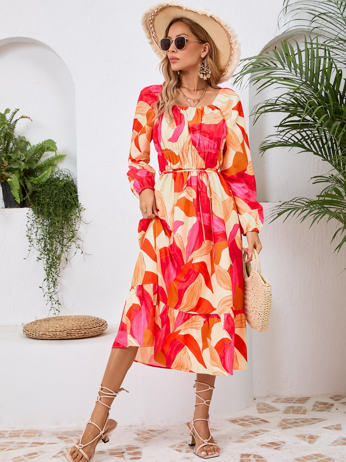 Kiara Floral Midi Dress | Multiple Colors