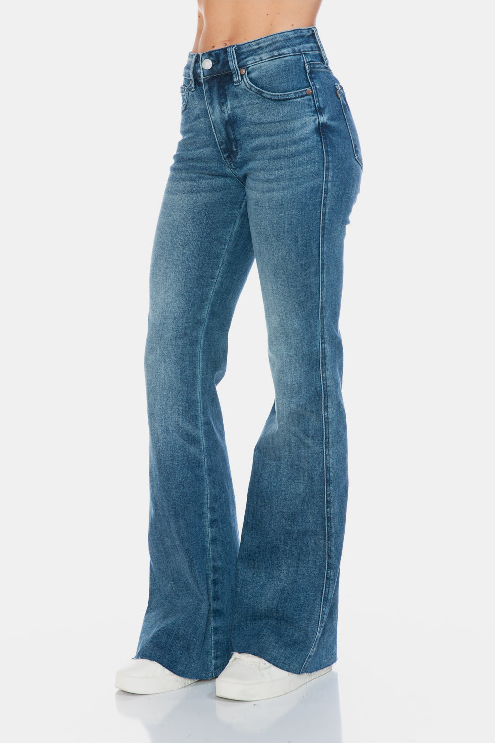 Zoey Tummy Control Flare Jeans | Judy Blue