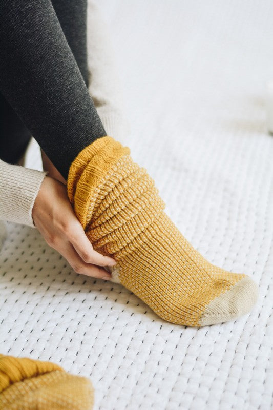 Azalea Knitted Lounge Socks | Multiple Colors