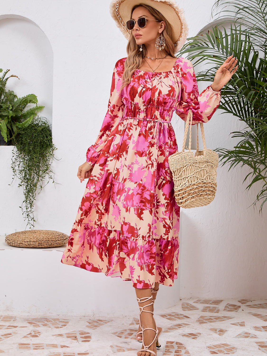 Kiara Floral Midi Dress | Multiple Colors