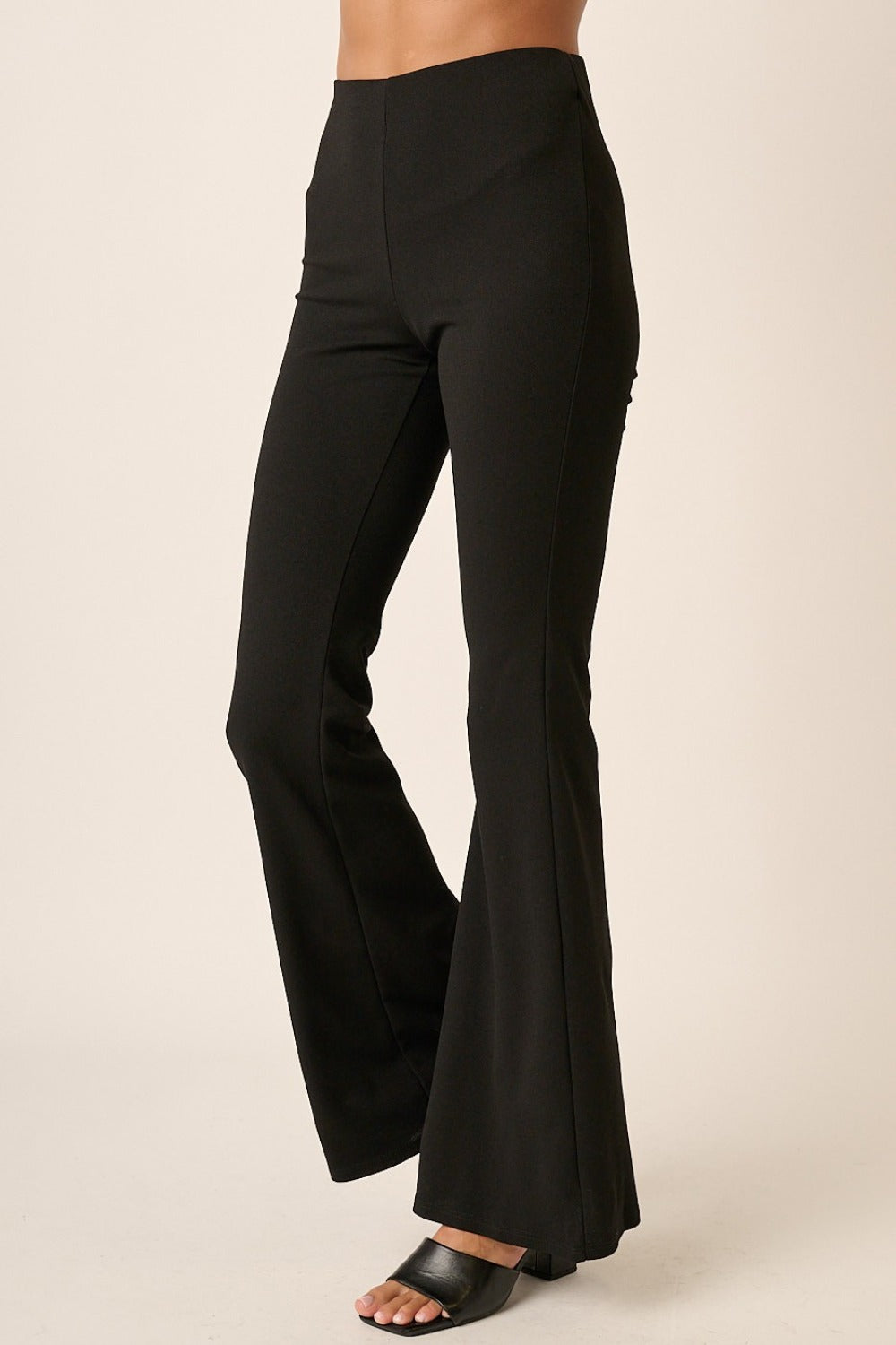 Alana Crepe Knit Flare Pants