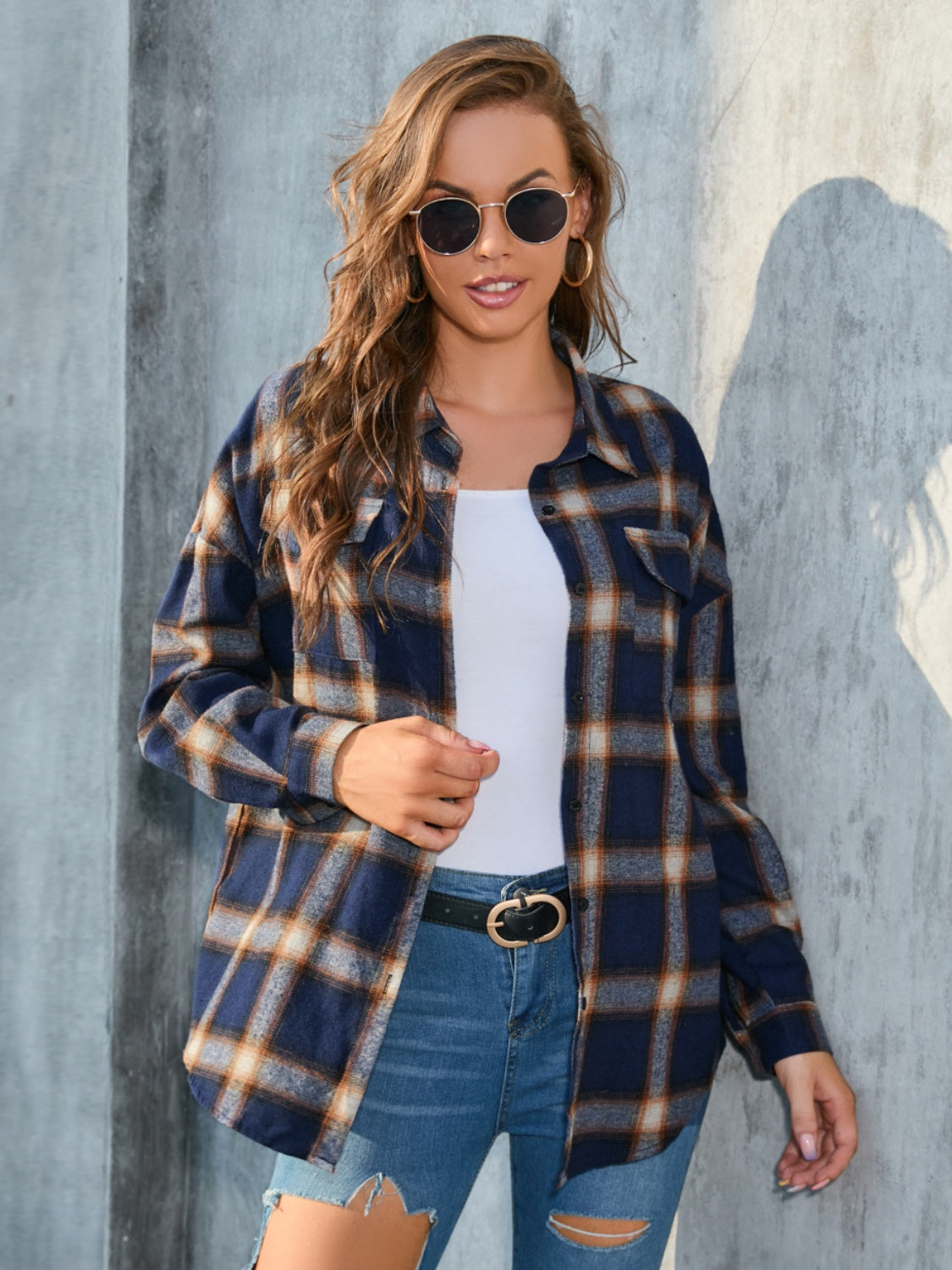 Catalina Plaid Pocketed Top | Multiple Colors