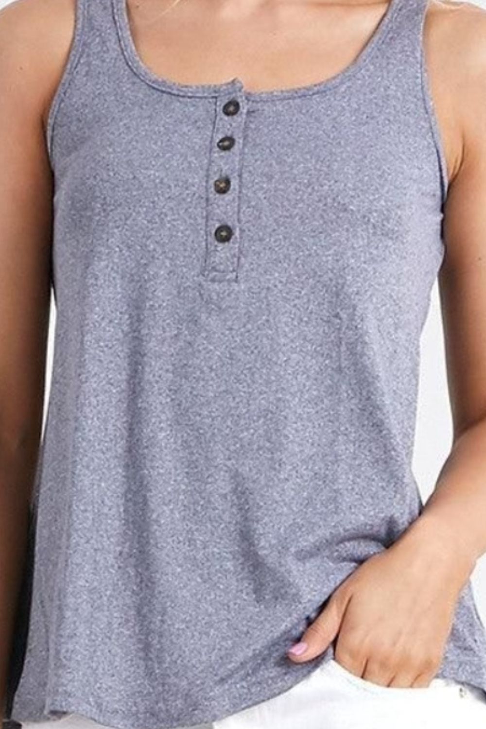 Tatum Half-Button Tank