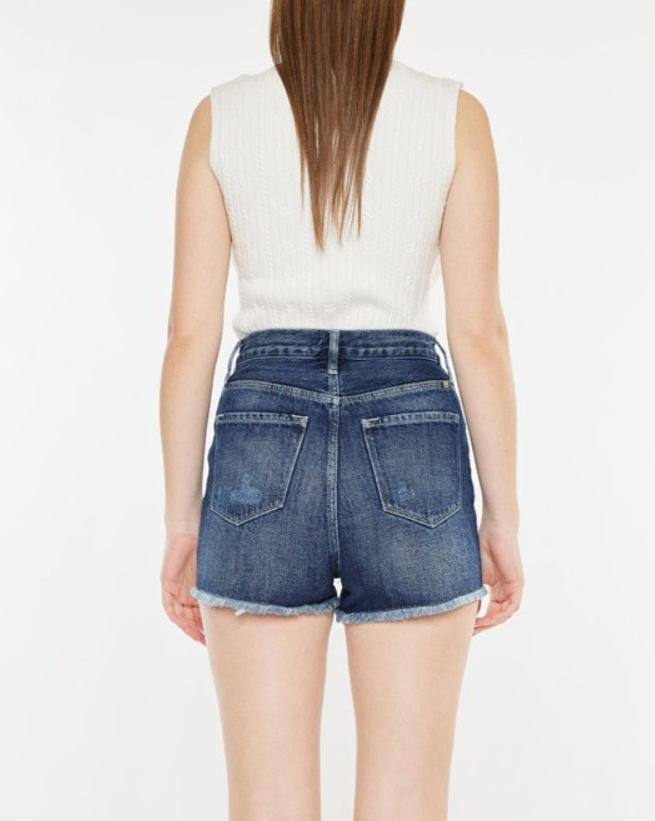 Addilyn Button Fly Denim Shorts | Kancan