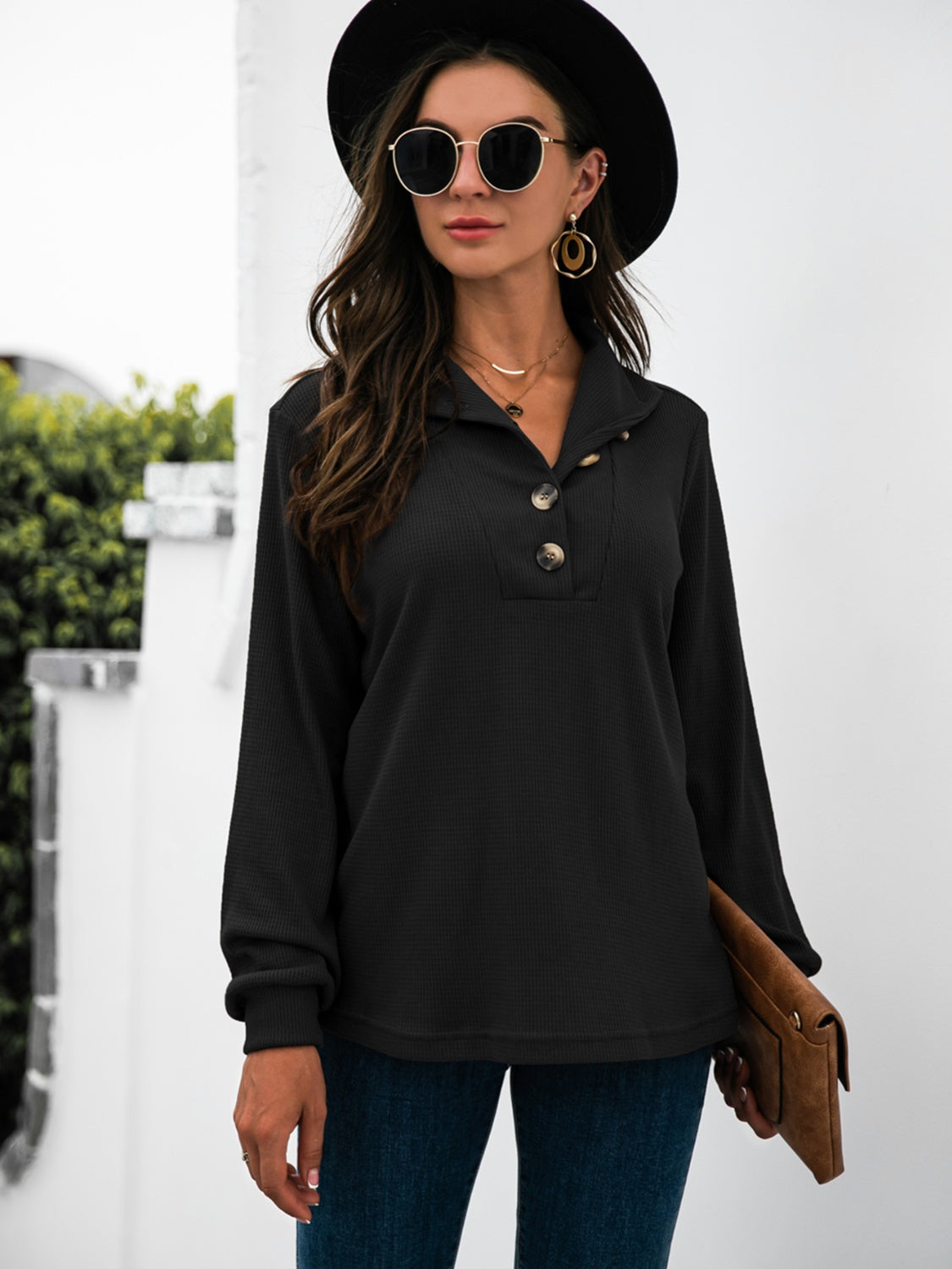 Nyra Long Sleeve Top | Multiple Colors