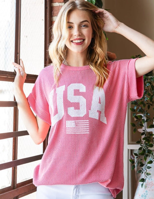 USA Graphic Top