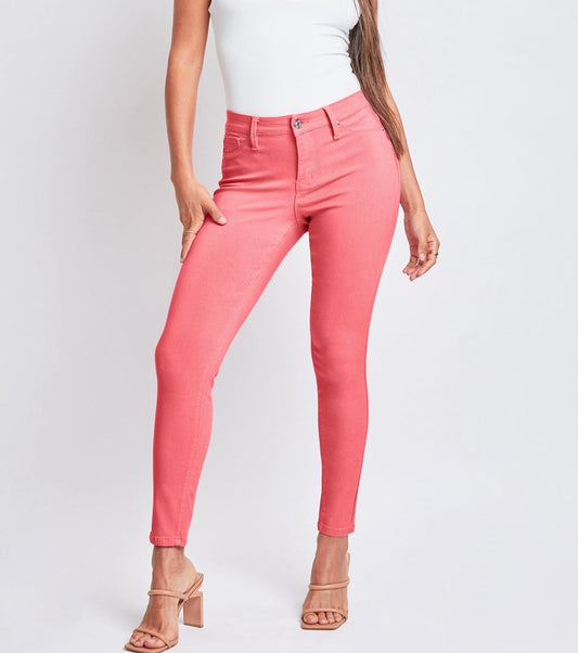 Rosie Hyperstretch Mid-Rise Skinny Jeans | YMI Jeanswear