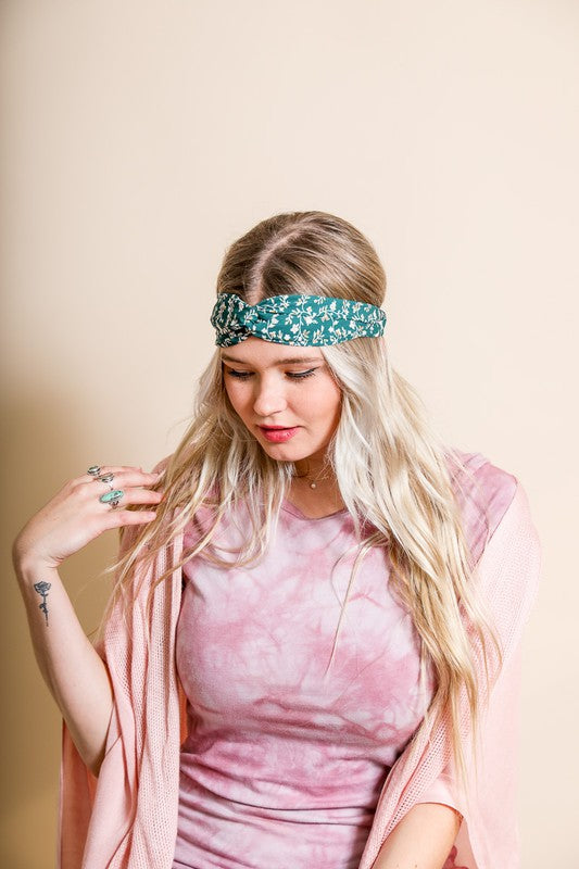 Floral Trailing Vine Headwrap | Multiple Colors