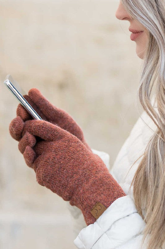 C.C. Cashmere Blend Touch Gloves