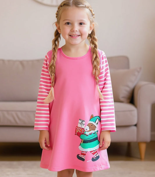 Christmas Embroidered Dress | Kid's