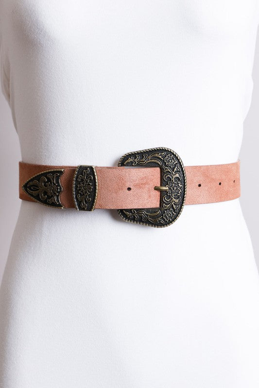 Kalani Suede Western Belt