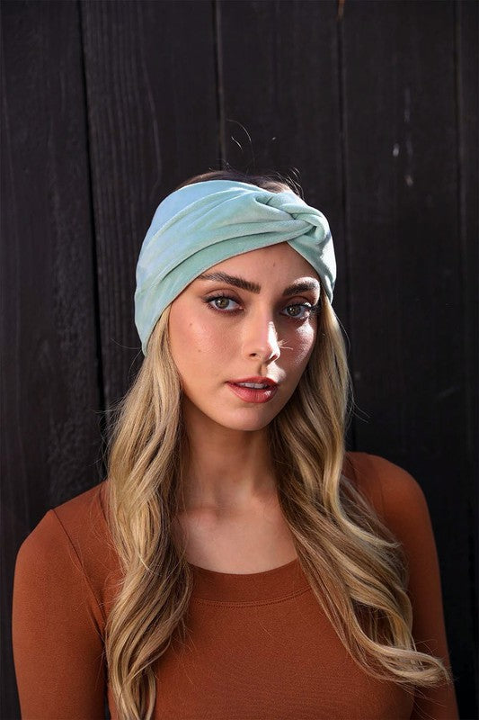 Francesca Twisted Velvet Headband | Multiple Colors