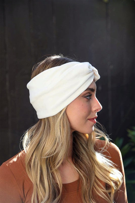 Francesca Twisted Velvet Headband | Multiple Colors