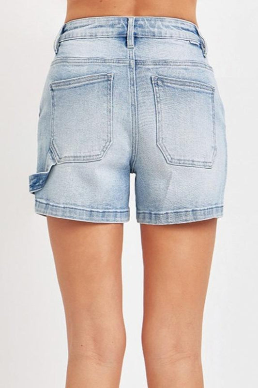 Aaliyah High-Rise Denim Shorts | Risen