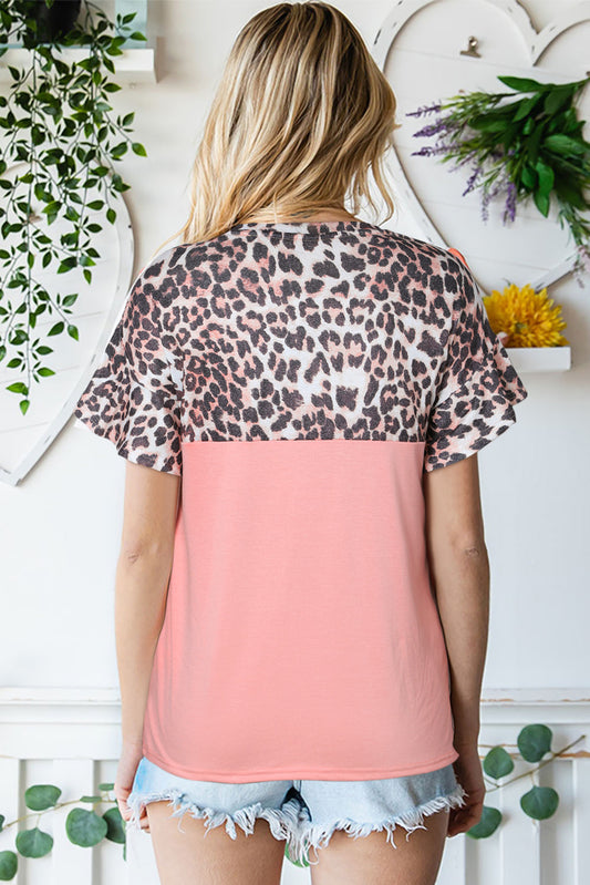 Sequin Leopard Top