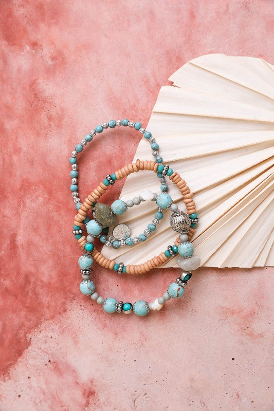 Turquoise Stackable Bracelets