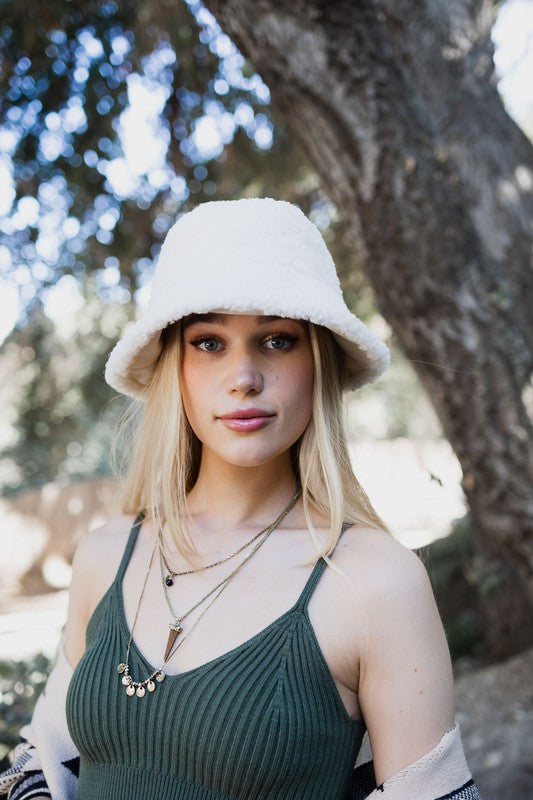 Teddy Suede Bucket Hat | Multiple Colors