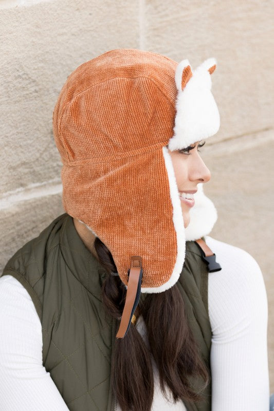 Kitten Ear Trapper Hat | Multiple Colors