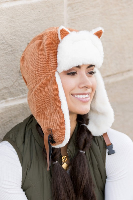 Kitten Ear Trapper Hat | Multiple Colors