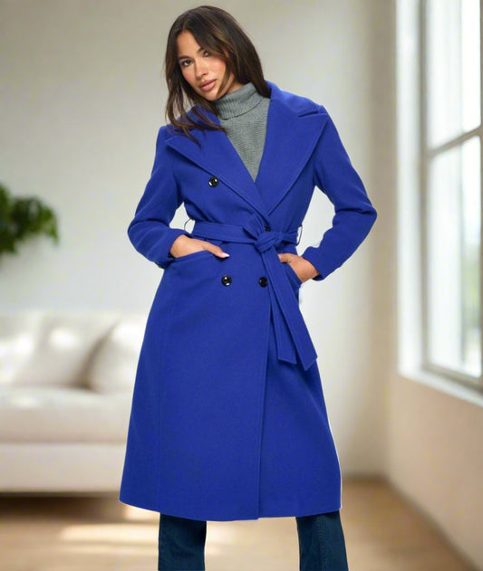 Eleanor Double-Breasted Longline Coat