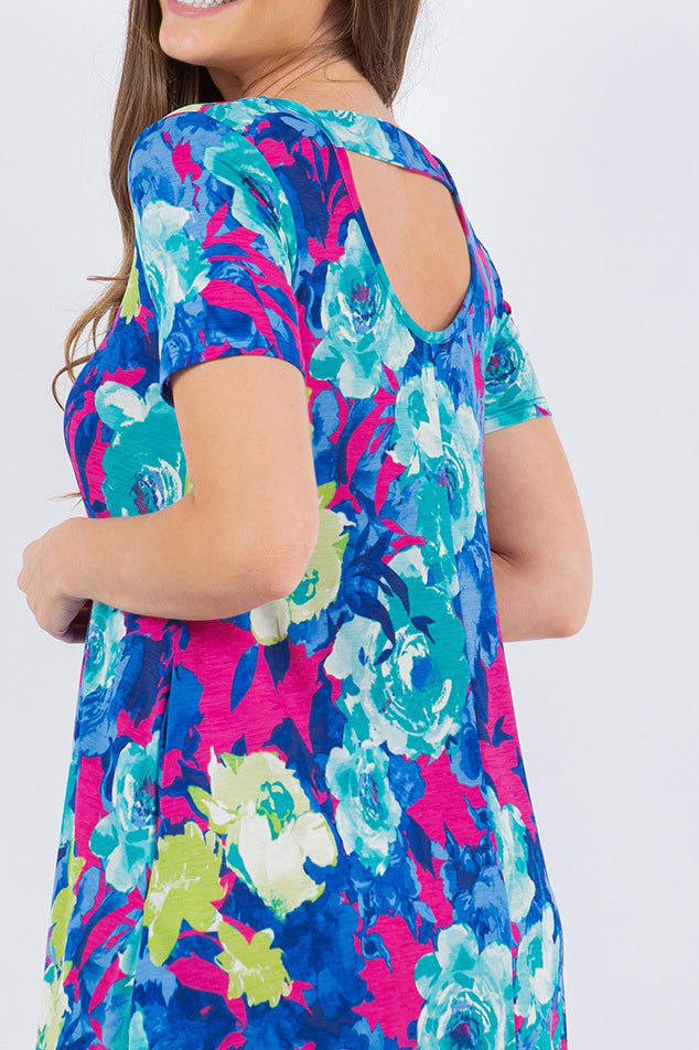 Everyday Floral Ruffle Dress