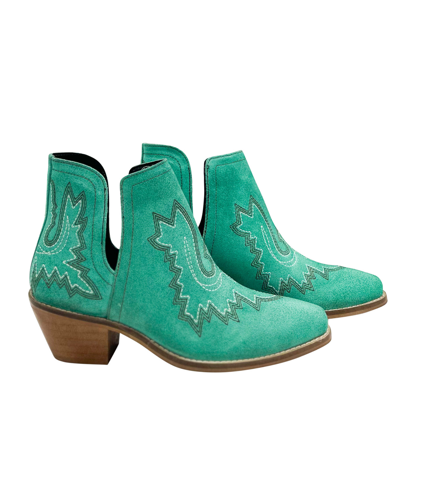 Kickin' Booties | Turquoise Suede