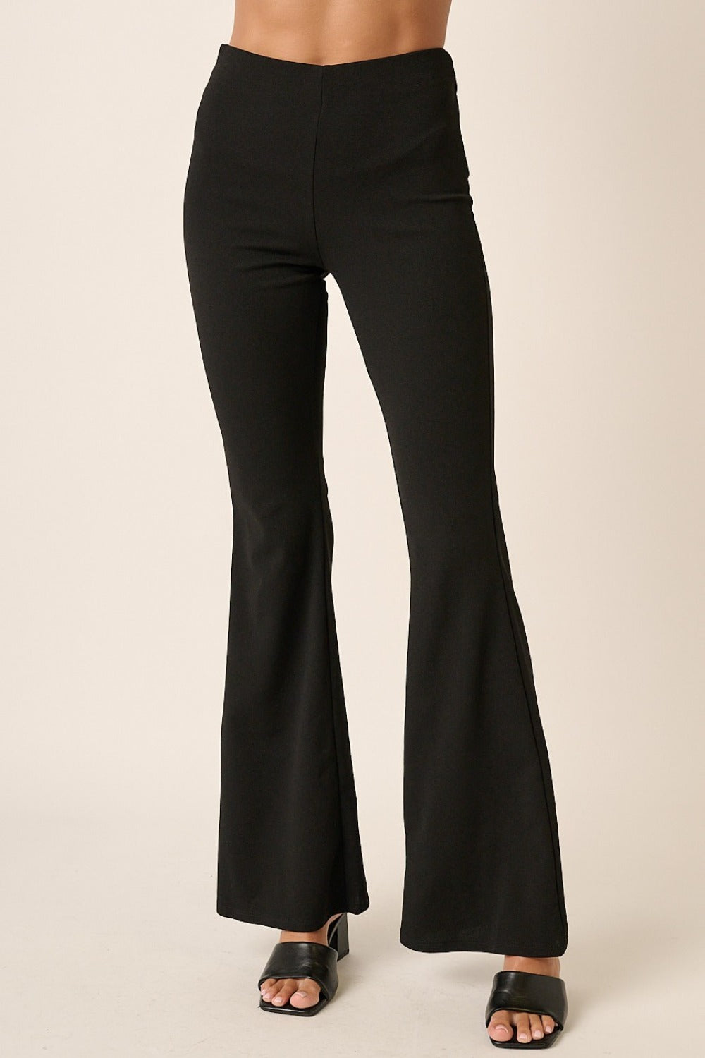 Alana Crepe Knit Flare Pants