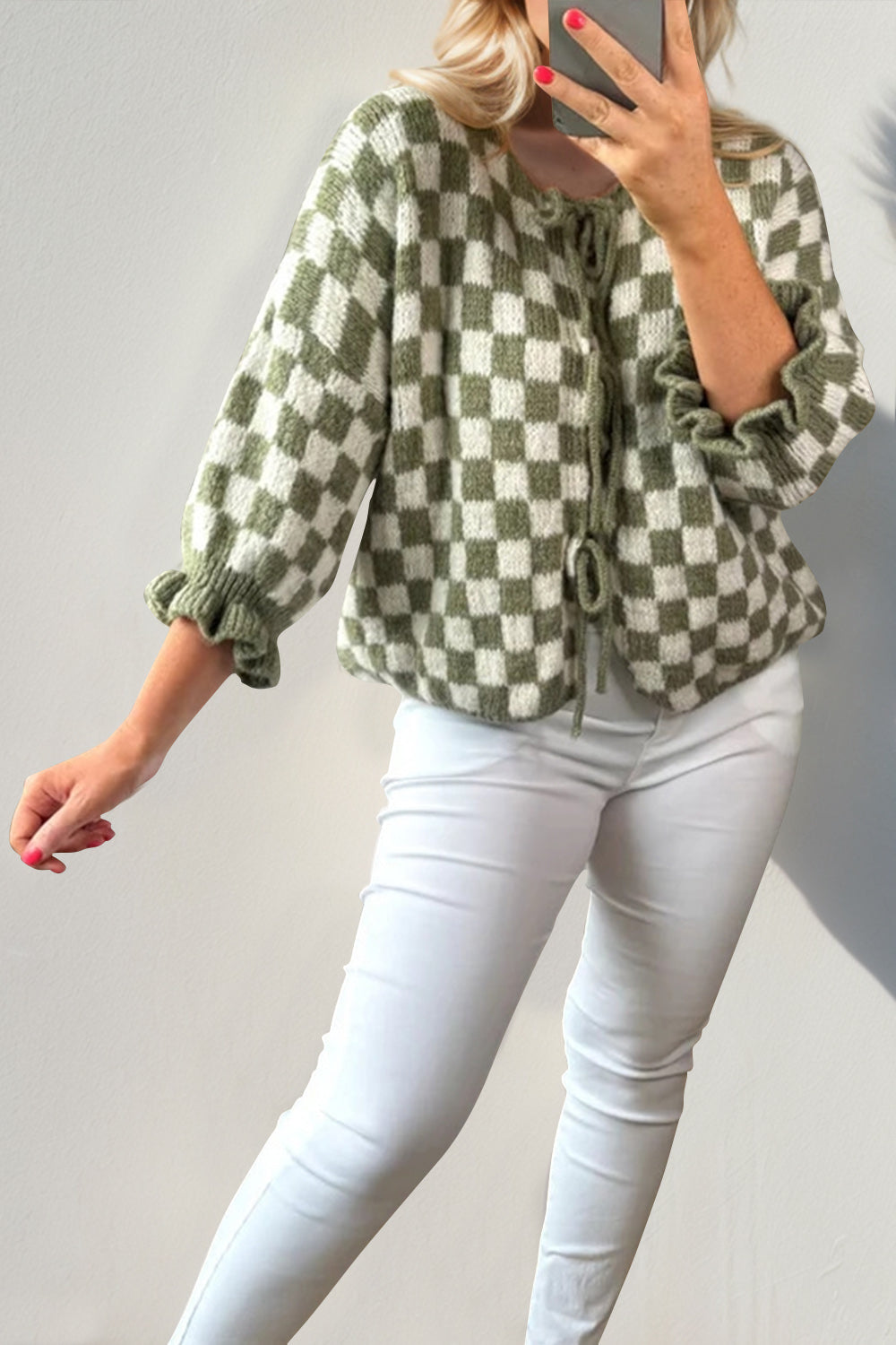 Abigail Checkered Cardigan | Multiple Colors