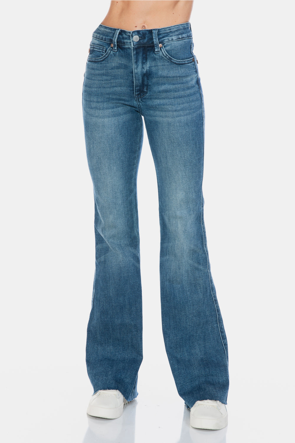 Zoey Tummy Control Flare Jeans | Judy Blue