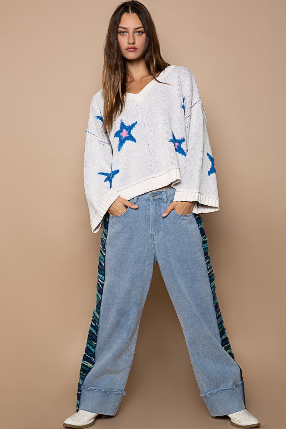 Lilia Star Patch Sweater