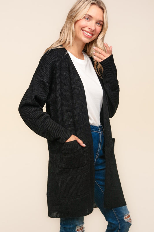 Melanie Open Front Cardigan