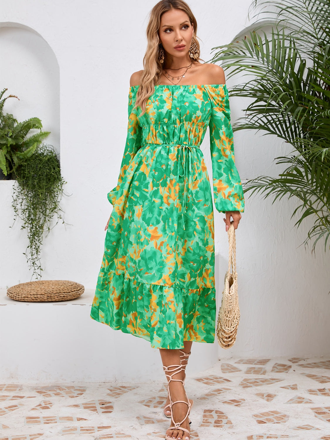 Kiara Floral Midi Dress | Multiple Colors