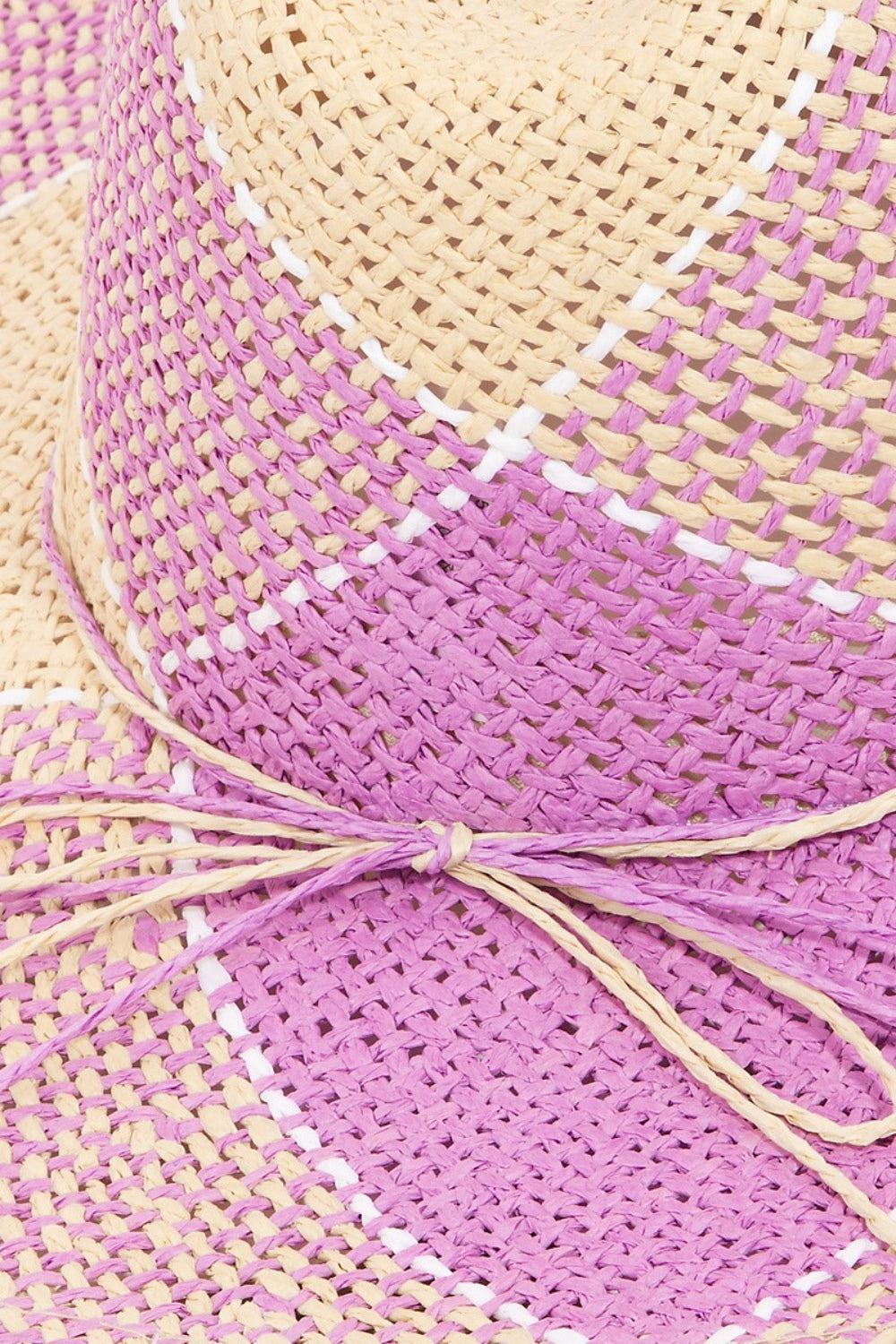 Contrast Straw Braided Hat | Multiple Colors