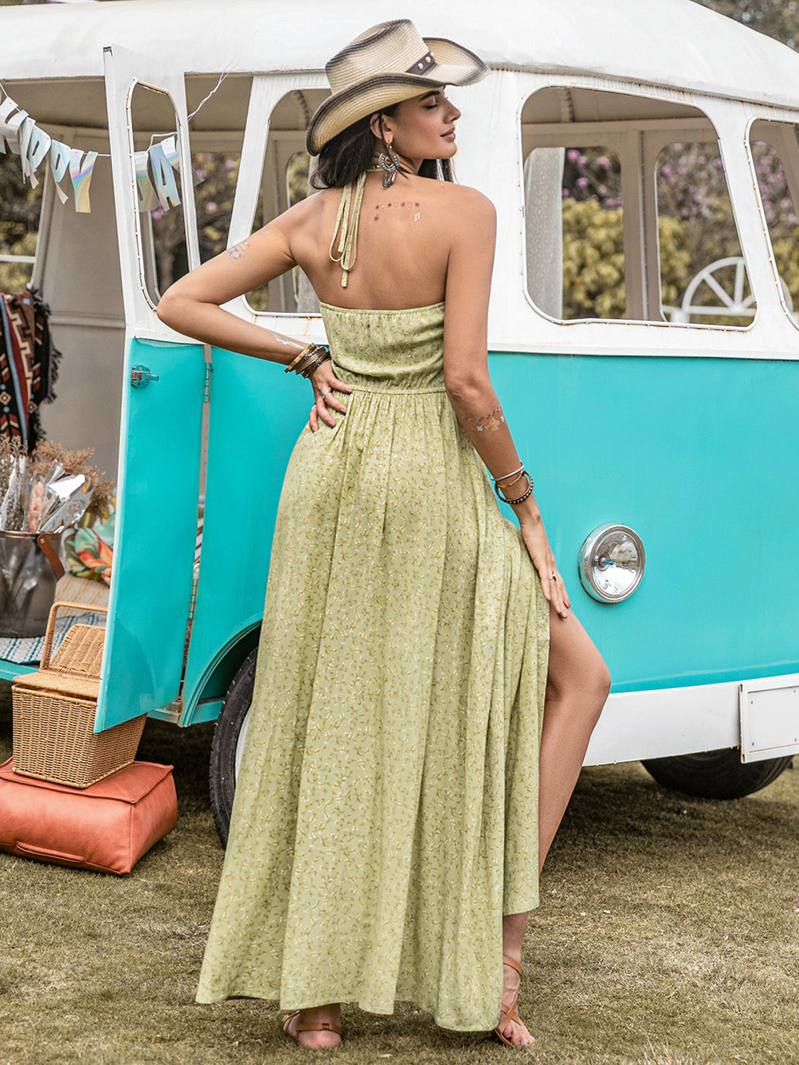 Eloise Halter Maxi Dress