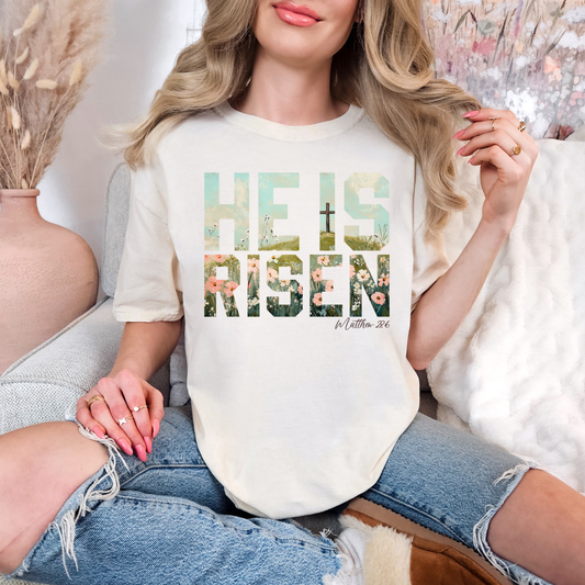 He Is Risen Graphic Tee